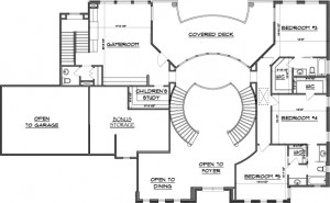 5297 sq ft floor plan second floor